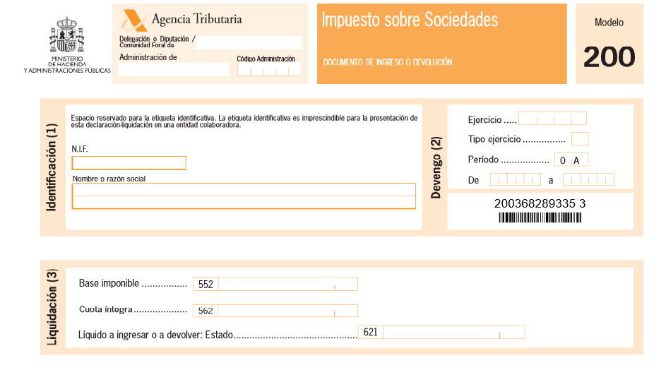 NUEVO TIPO IMPOSITIVO IMPUESTO SOCIEDADES