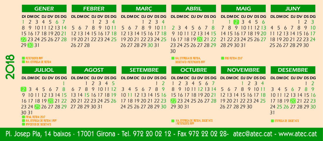 Calendari fi d’any